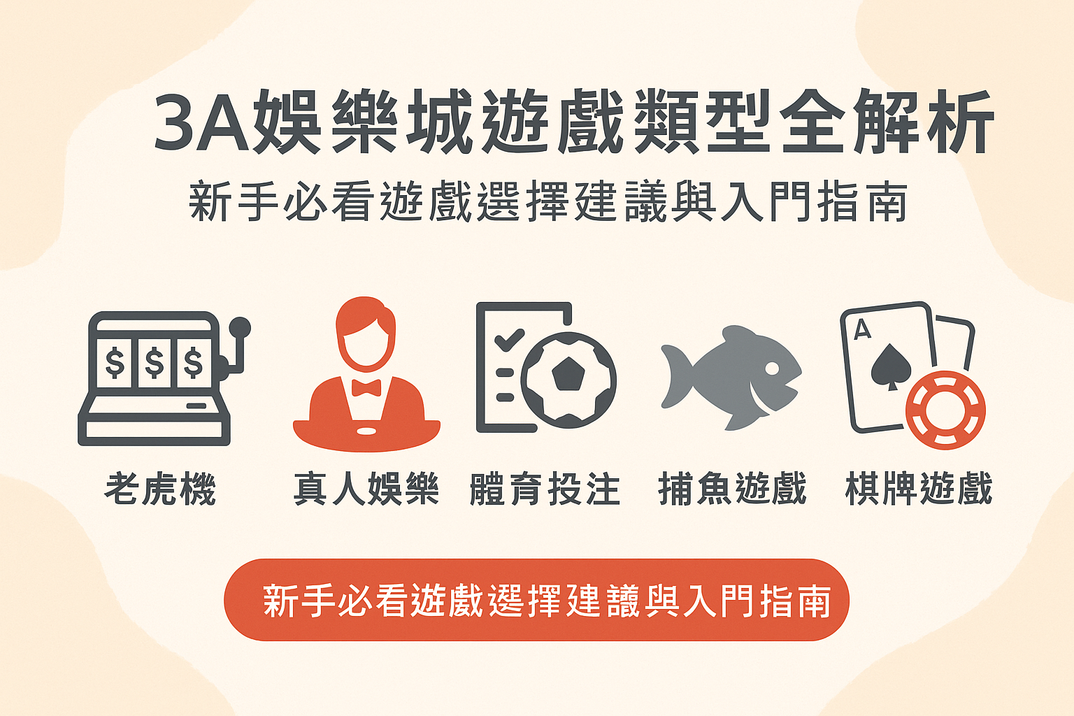 3A娛樂城遊戲類型|新手入門指南