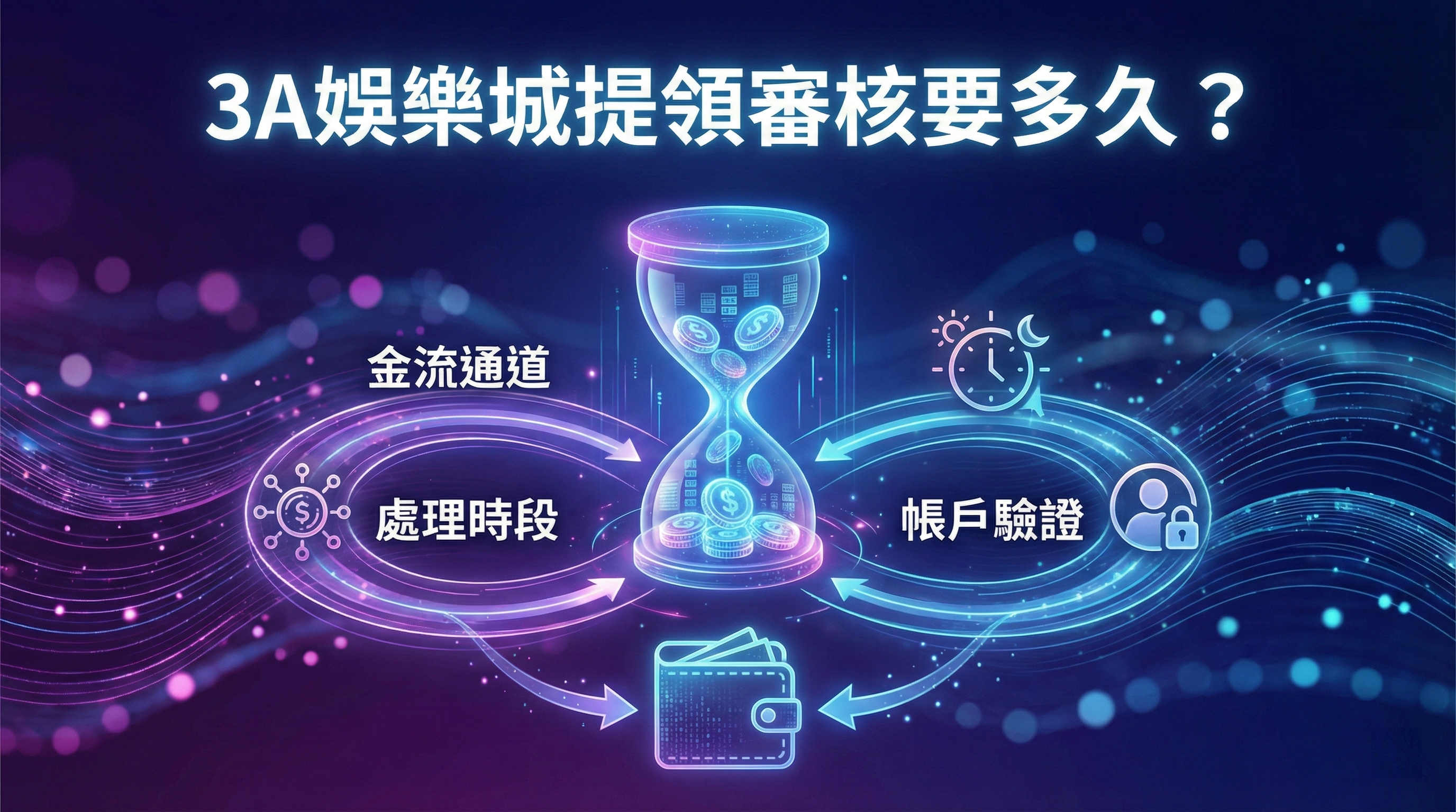 3A娛樂城提領審核時間解析：圖解影響出金速度的金流通道、處理時段與帳戶驗證三大關鍵因素