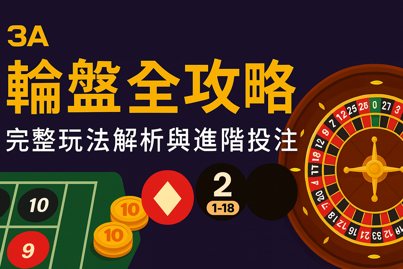 3A娛樂城輪盤|玩法與投注技巧