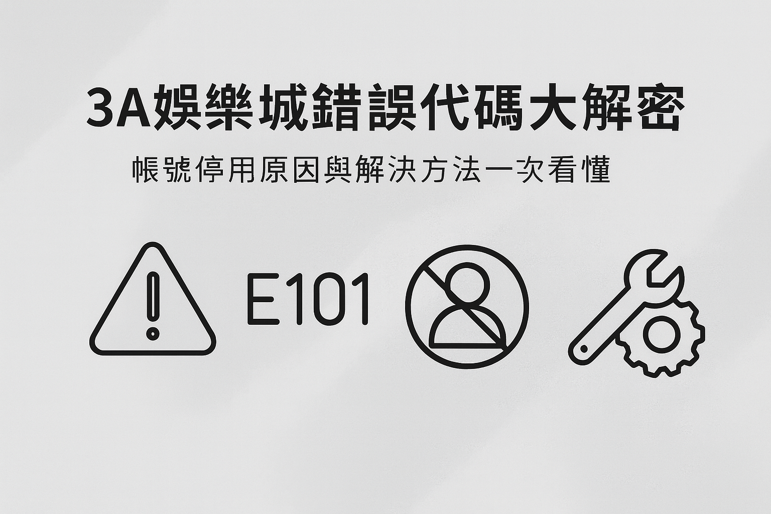 3A娛樂城錯誤代碼與帳號停用圖|登入異常與風控安全機制說明