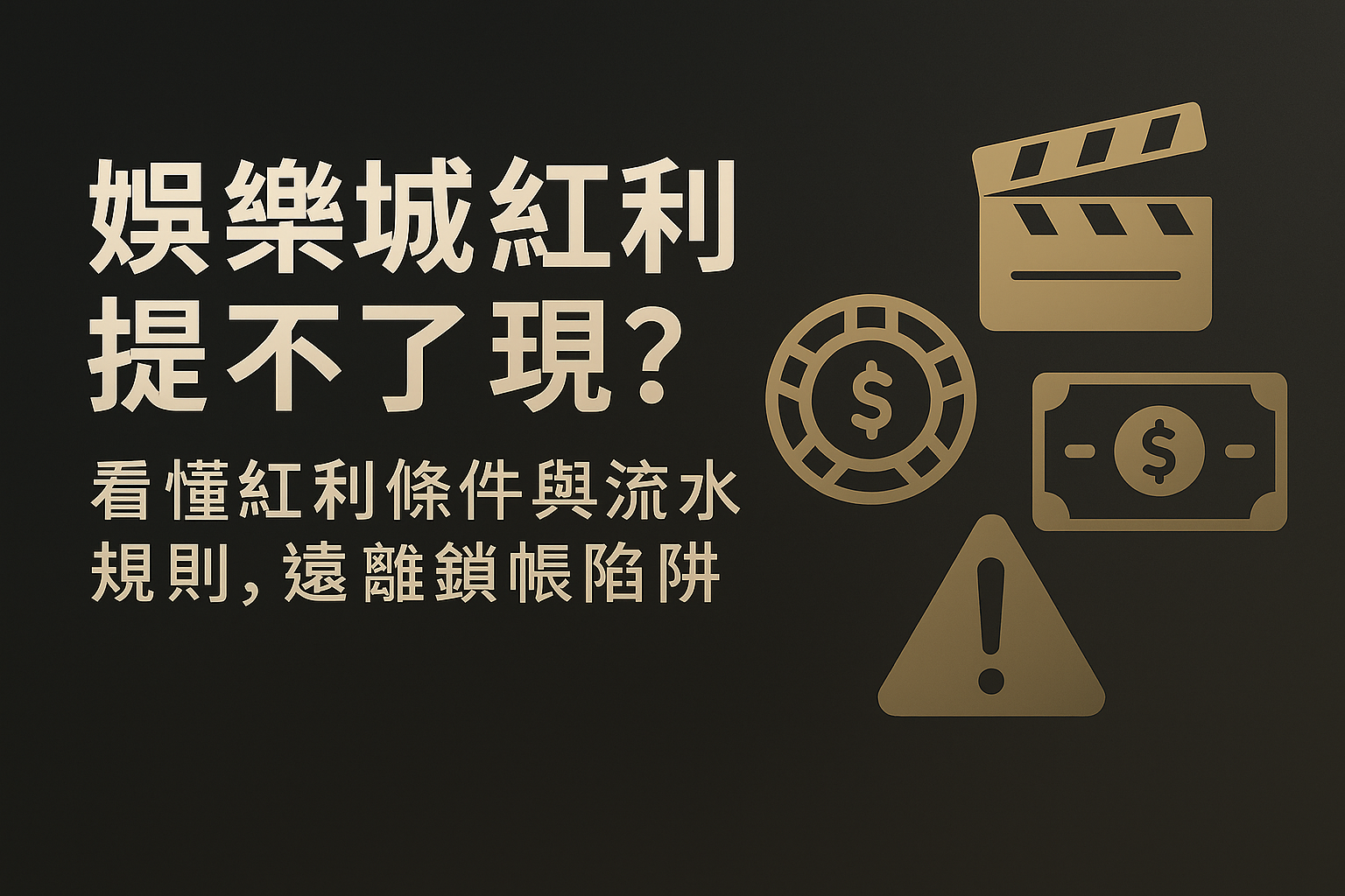 娛樂城紅利提不了現示意圖