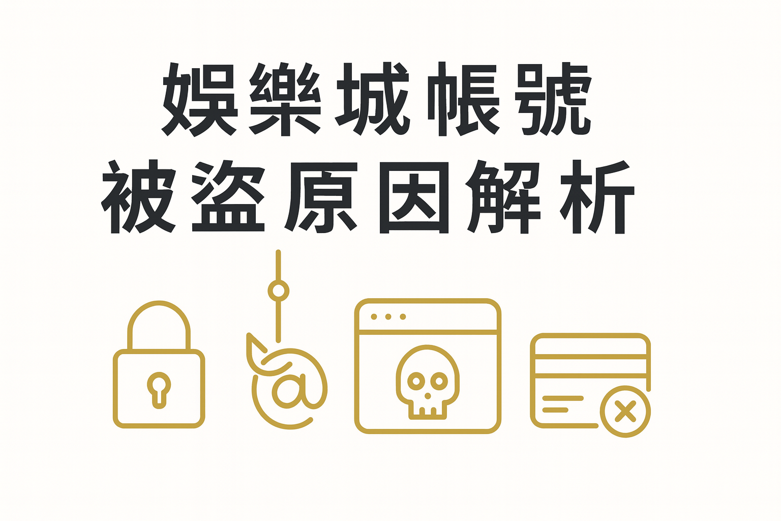 娛樂城帳號被盜用原因解析