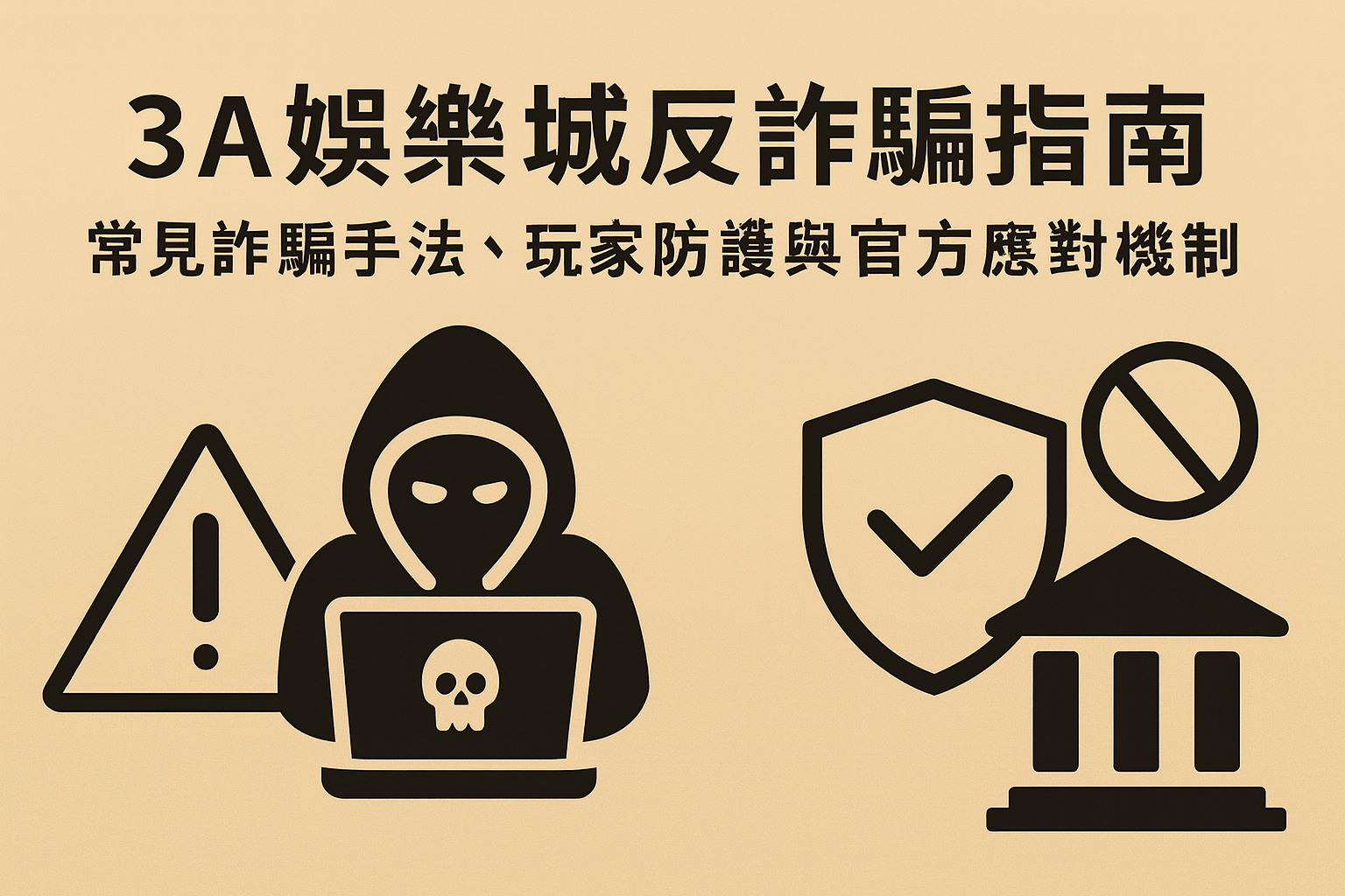 3A娛樂城反詐騙安全防護示意圖