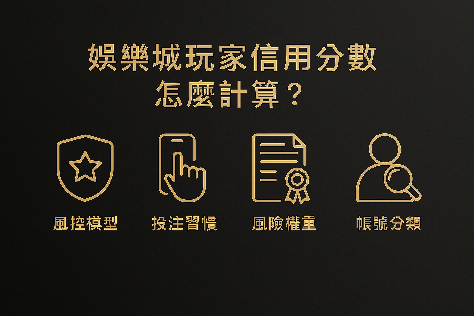 娛樂城玩家信用分數解析