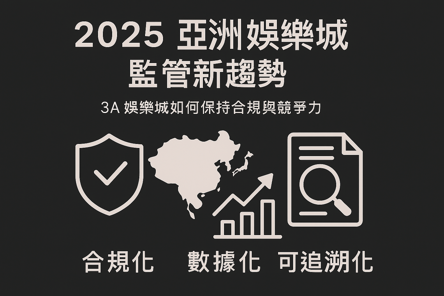 2025亞洲娛樂城監管趨勢圖